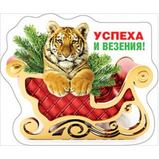 МАГНИТИК ВИНИЛОВЫЙ "УСПЕХА И ВЕЗЕНИЯ"