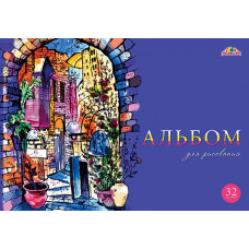 АЛЬБОМ ДЛЯ РИСОВАНИЯ НА ГРЕБНЕ "АППЛИКА" 32Л