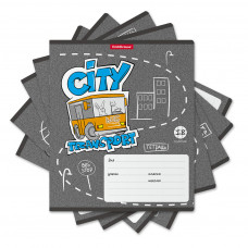 ТЕТРАДЬ 18Л КЛЕТКА "CITY TRANSPORT MIX-PACK"