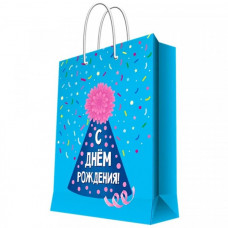 ПАКЕТ ПОДАРОЧНЫЙ 17,8*22,9*9,9СМ "С ДНЕМ РОЖДЕНИЯ" ПАКЕТ ПОДАРОЧНЫЙ 17,8*22,9*9,9СМ "С ДНЕМ РОЖДЕНИЯ"