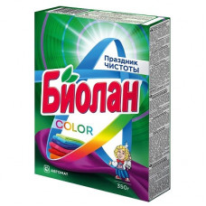 СТИРАЛЬНЫЙ ПОРОШОК АВТО 350Г "БИОЛАН. COLOR"