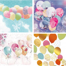 ПАКЕТ ПОДАРОЧНЫЙ 18*23*8 СМ "BALLOONS IN THE SKY"