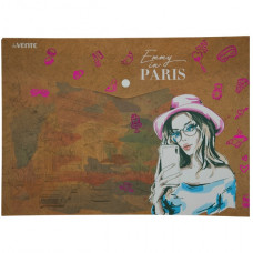 ПАПКА НА КНОПКЕ ЦВ А4 180МКМ "EMMY IN PARIS" 330*235ММ ПАПКА НА КНОПКЕ ЦВ А4 180МКМ "EMMY IN PARIS" 330*235ММ