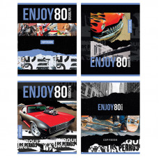 ТЕТРАДЬ 80Л КЛЕТКА "ENJOY"  