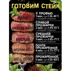 МАГНИТИК "ГОТОВИМ СТЕЙК"