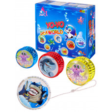ИГРА ЙО-ЙО "МОРСКОЙ МИР" СВЕТЯЩИЙСЯ ОТ БАТАРЕЕК