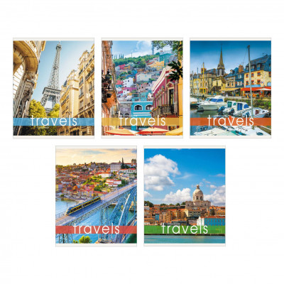 ТЕТРАДЬ 48Л ЛИНИЯ "TRAVELS"