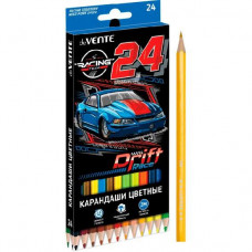 КАРАНДАШИ ЦВЕТНЫЕ "RACING" 2М 24 ЦВ КАРАНДАШИ ЦВЕТНЫЕ "RACING" 2М 24 ЦВ