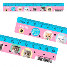 ЛИНЕЙКА 16СМ "NEED MORE CATS " 