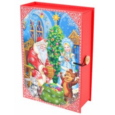 КОРОБКА ДЛЯ УПАКОВКИ ПОДАРКА 15*25*7СМ "ДМ И ЕГО ВНУЧКА"
