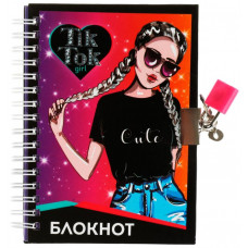 ЗАПИСНАЯ КНИГА А6 50Л "УМКА" НА ЗАМОЧКЕ 