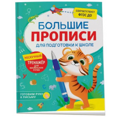 КНИГА РОСМЭН "БОЛЬШИЕ ПРОПИСИ ДЛЯ ПОДГОТОВКИ К ШКОЛЕ"