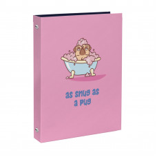 ТЕТРАДЬ НА КОЛЬЦАХ 120Л КЛЕТКА А5 "SCHOOLFORMAT"