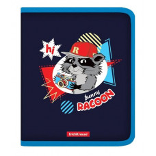 ПАПКА НА МОЛНИИ ДЛЯ ДОКУМЕНТОВ И ТЕТРАДЕЙ А5+ "FUNNY RACOON" 