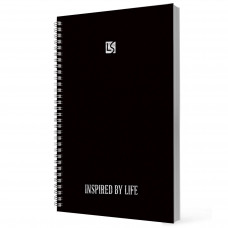 ТЕТРАДЬ 120Л КЛЕТКА А4 LISTOFF "PREMIUM BLACK"