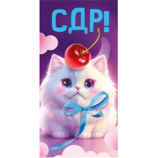 ОТКРЫТКА КОНВЕРТ "С ДНЕМ РОЖДЕНИЯ"  