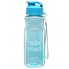БУТЫЛОЧКА 450МЛ "ТВОЯ ВОДА" ГОЛУБАЯ