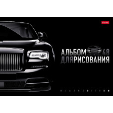 АЛЬБОМ ДЛЯ РИСОВАНИЯ НА СКОБЕ 48 ЛИСТОВ "ЧЕРНАЯ СЕРИЯ" АЛЬБОМ ДЛЯ РИСОВАНИЯ НА СКОБЕ 48 ЛИСТОВ "ЧЕРНАЯ СЕРИЯ"