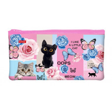 ПЕНАЛ МЯГКИЙ ПЛОСКИЙ "CAT DAY" 20,5*11СМ ПЕНАЛ МЯГКИЙ ПЛОСКИЙ "CAT DAY" 20,5*11СМ