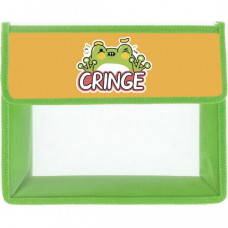 ПАПКА ДЛЯ ТЕТРАДЕЙ С КЛАПАНОМ НА ЛИПУЧКЕ А5 "CRINGE" 23*19*5СМ ПАПКА ДЛЯ ТЕТРАДЕЙ С КЛАПАНОМ НА ЛИПУЧКЕ А5 "CRINGE" 23*19*5СМ