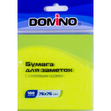 БЛОК 76*76ММ 100Л "DOMINO" НЕОН ЗЕЛЕНЫЙ