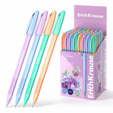 РУЧКА ШАРИКОВАЯ U-108 STICK PASTEL BLOOM 1.0ММ СИНЯЯ