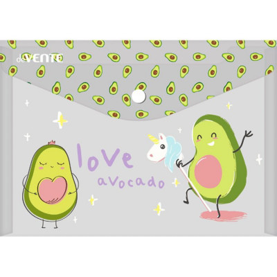 ПАПКА НА КНОПКЕ А5 150МКМ "AVOCADO"
