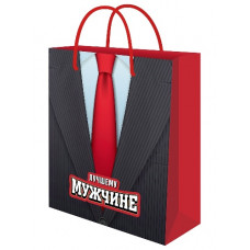 ПАКЕТ ПОДАРОЧНЫЙ 18*23*8СМ "ЛУЧШЕМУ МУЖЧИНЕ" ПАКЕТ ПОДАРОЧНЫЙ 18*23*8СМ "ЛУЧШЕМУ МУЖЧИНЕ"