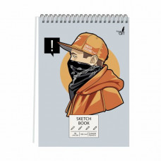 СКЕТЧБУК НА ГРЕБНЕ А5 50 Л 120Г/М2 "SKETCHBOOK" ОФСЕТНАЯ БУМАГА