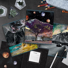 ТЕТРАДЬ 48Л КЛЕТКА "SPACE LANDSCAPE "  