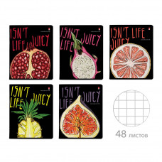 ТЕТРАДЬ 48Л КЛЕТКА "JUICY LIFE" ТЕТРАДЬ 48Л КЛЕТКА "JUICY LIFE"