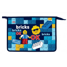ПАПКА ДЛЯ ТРУДА И ИЗО НА МОЛНИИ А4 "BRICKS" ПЛАСТИК 34*24,5*7,5СМ ПАПКА ДЛЯ ТРУДА И ИЗО НА МОЛНИИ А4 "BRICKS" ПЛАСТИК 34*24,5*7,5СМ
