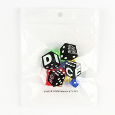 НАБОР ИГРАЛЬНЫХ КОСТЕЙ СЛ 1,4*1,4СМ 12ШТ/У