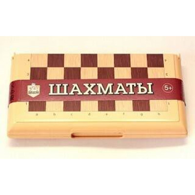ИГРА ШАХМАТЫ В ПЛАСТИКОВОЙ КОРОБКЕ