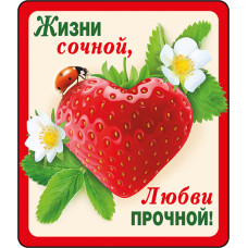 МАГНИТИК ВИНИЛОВЫЙ "ЖИЗНИ СОЧНОЙ..."