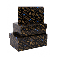 КОРОБКА ПОДАРОЧНАЯ ПРЯМОУГ 19*12*7,5СМ MILAND