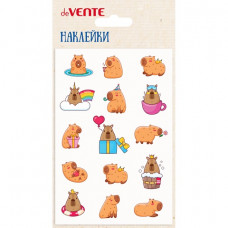 НАКЛЕЙКИ ИЗ МЯГКОГО ЭВА "КАПИБАРА" 10*15 СМ