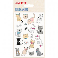 НАКЛЕЙКИ ИЗ МЯГКОГО ЭВА "КОШЕЧКИ" 10*15 СМ