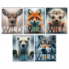 ТЕТРАДЬ 48Л КЛЕТКА "WILD"