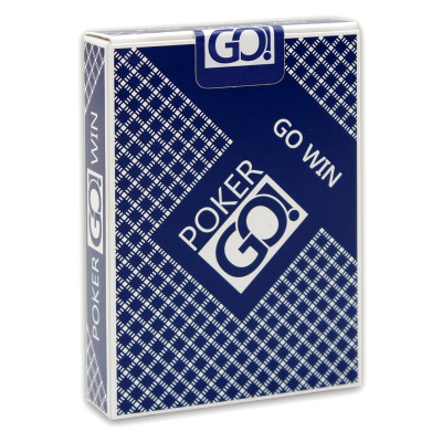 КАРТЫ ИГРАЛЬНЫЕ "POKERGO BLUE" КОЛОДА 54 КАРТЫ