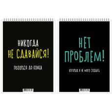 БЛОКНОТ А5 НА ГРЕБНЕ "АКАДЕМИЯ ХОЛДИНГ" 60 ЛИСТОВ