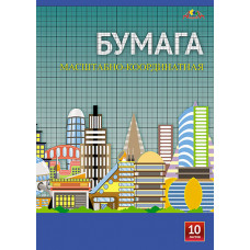 БУМАГА МАСШТАБНО-КООРДИНАТНАЯ "АППЛИКА" А3 10 ЛИСТОВ