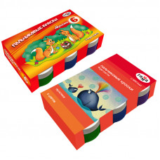 КРАСКИ ПАЛЬЧИКОВЫЕ ГАММА 6ЦВ 50МЛ МУЛЬТИКИ