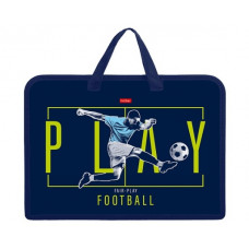 ПАПКА ПОРТФЕЛЬ НА МОЛНИИ С РУЧКАМИ А4 "FOOTBALL" ПЛАСТИК 34*24,5*3,5СМ ПАПКА ПОРТФЕЛЬ НА МОЛНИИ С РУЧКАМИ А4 "FOOTBALL" ПЛАСТИК 34*24,5*3,5СМ