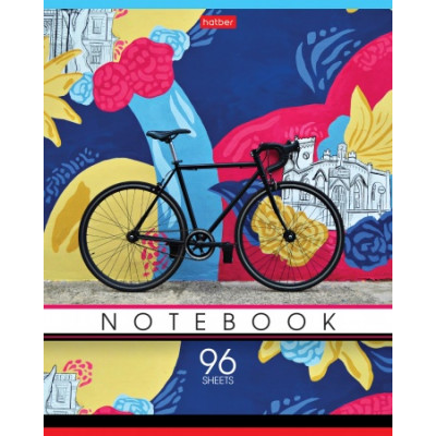 ТЕТРАДЬ 96Л КЛЕТКА "I LIKE MY BIKE"