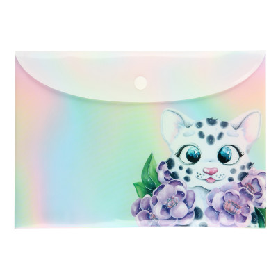 ПАПКА НА КНОПКЕ ЦВ А5 "LEOPARD"