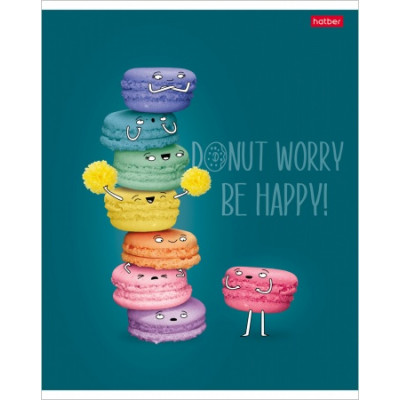 ТЕТРАДЬ 48Л "DONUT WORRY"