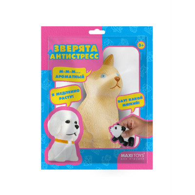 ИГРУШКА АНТИСТРЕСС СКВИШ "ДОМАШНЯЯ КОШКА" 10СМ