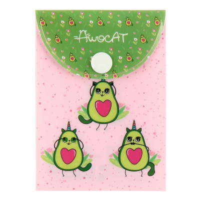 ПАПКА НА КНОПКЕ ЦВ А7 "AVOCAT"