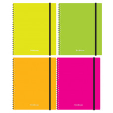 ТЕТРАДЬ 80Л КЛЕТКА "GLANCE NEON" НА РЕЗИНКЕ
